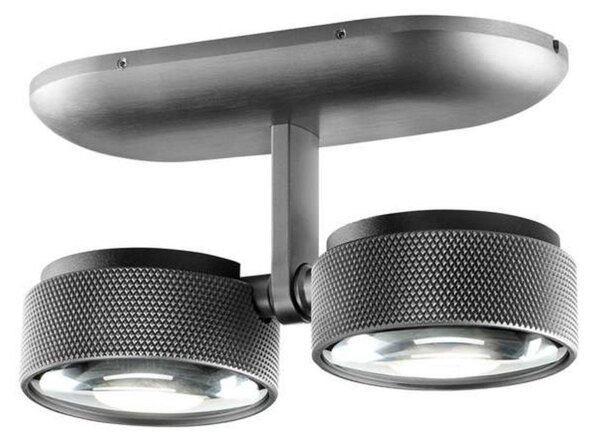 Stropní Lampa LIGHT-POINT, stmívatelné, Metalická, Obývací pokoj, Hliník