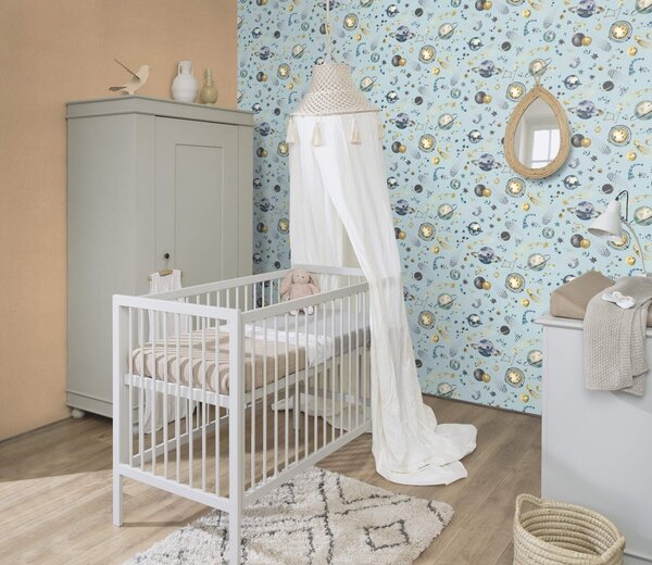 RASCH | Vliesová tapeta na zeď Kids World 2 252866 | 0,53 x 10,05 m | hnědá