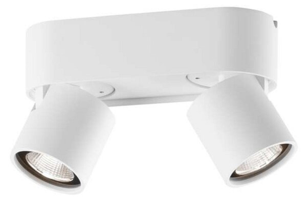 Stropní Lampa LIGHT-POINT, stmívatelné, Bílá, Obývací pokoj, Hliník