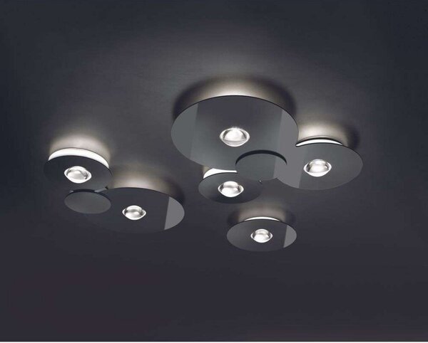 Stropní Lampa Lodes, stmívatelné, Metalická, Kov
