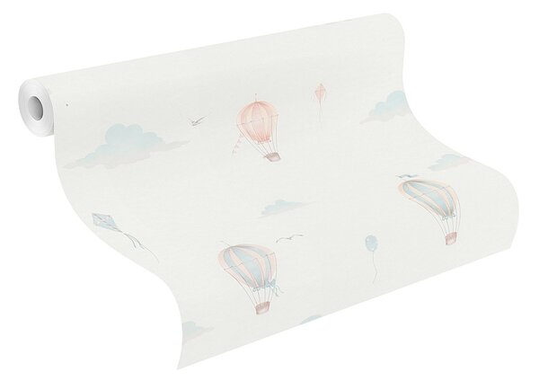 RASCH | Vliesová tapeta na zeď Kids World 2 302622 | 0,53 x 10,05 m | bílá