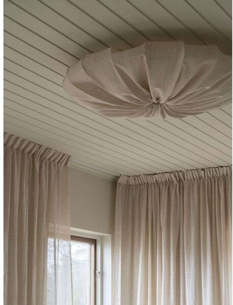 Stropní Lampa Watt & Veke, stmívatelné, Béžová, Ložnice, Tkanina / Textil, Skandinávský