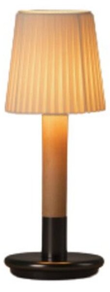 Stolní lampa Santa & Cole, stmívatelné, Béžová, Obývací pokoj, Dřevo