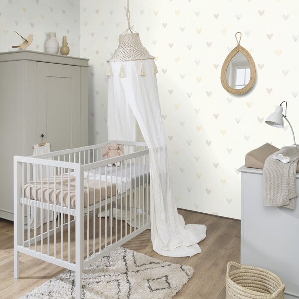 RASCH | Vliesová tapeta na zeď Kids World 2 301724 | 0,53 x 10,05 m | bílá