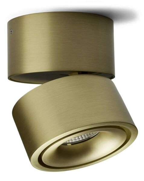 Stropní Lampa ANTIDARK, stmívatelné, Zlatá / mosazná, Obývací pokoj, Hliník