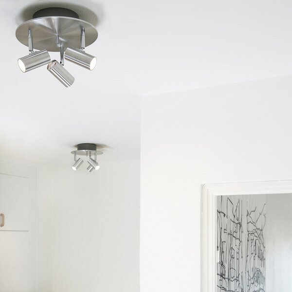 Cato Triospot Stropní Lampa Aluminium - Belid