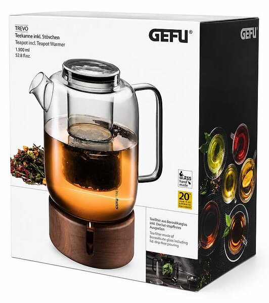 Gefu Trevio čajová konvice s ohříváčkem 1,5 l