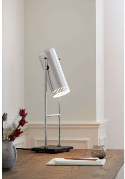 Stolní lampa Warm Nordic, Trombone, Metalická, Obývací pokoj, Hliník, Design