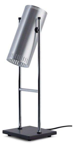 Stolní lampa Warm Nordic, Trombone, Metalická, Obývací pokoj, Hliník, Design