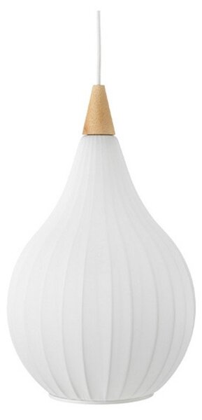 Závěsná svítidlo Halo Design, Bílá, Obývací pokoj, Tkanina / Textil