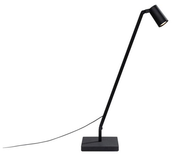 Stolní lampa Nemo Lighting, stmívatelné, Černá, Pracovna, Hliník