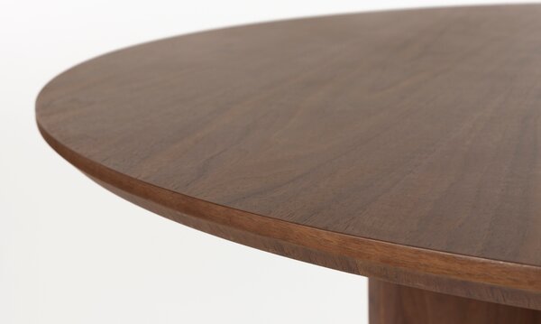 White Label Ořechový jídelní stůl LAURENT 120 cm