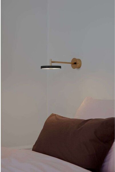 Nástěnná Svítidla UMAGE, Asteria, stmívatelné, Černá, Obývací pokoj, Kov, Design
