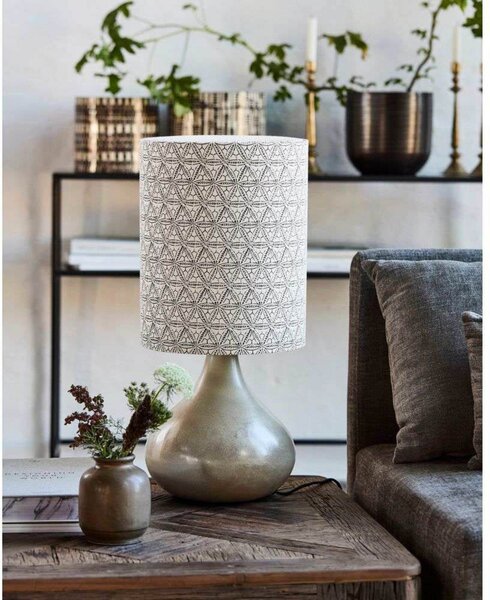 Stolní lampa House Doctor, Béžová, Obývací pokoj, Tkanina / Textil, Vintage