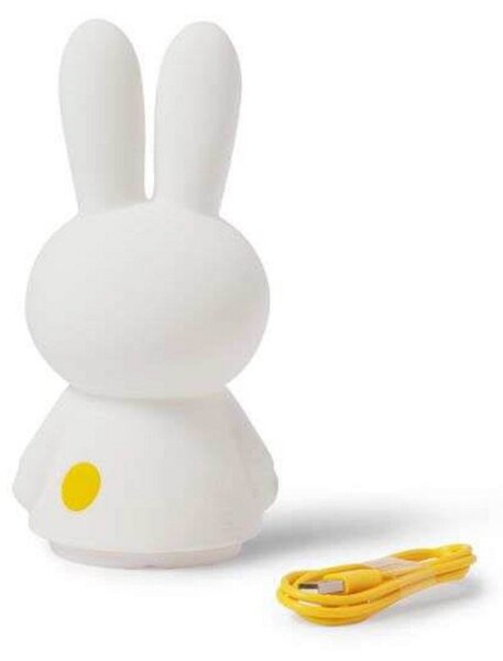 Stolní lampa Mr Maria, Miffy Shines Light, stmívatelné, Bílá, Dětský pokoj, Plast, Young lifestyle