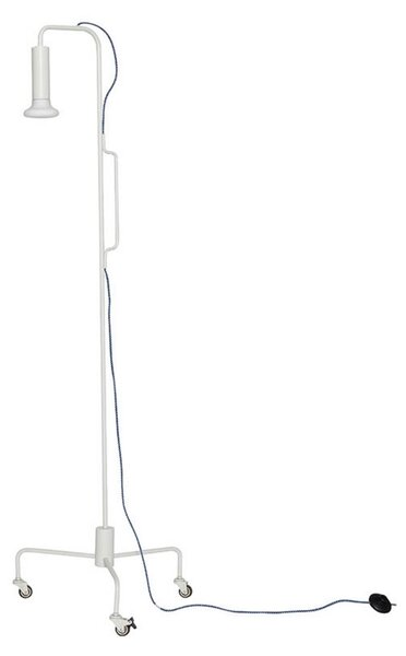 Stojací Lampa Hübsch, Šedá, Obývací pokoj, Kov, Design