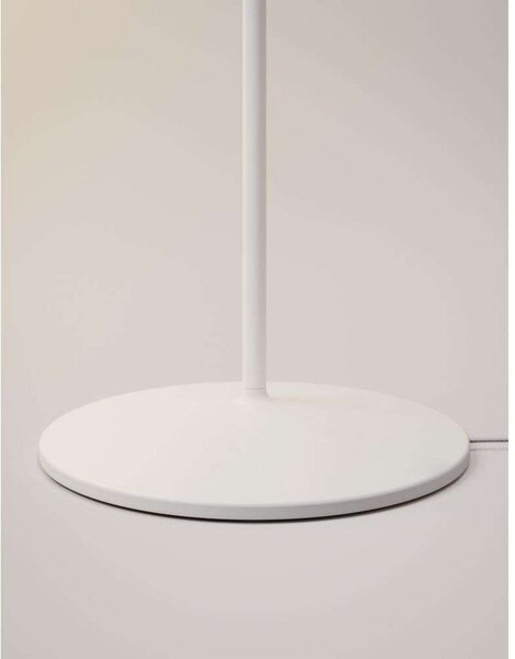Stojací Lampa Lodes, Bílá, Obývací pokoj, Sklo