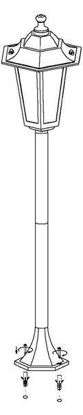 EG 22144 Svítidlo venkovní stojací 22144 - EGLO