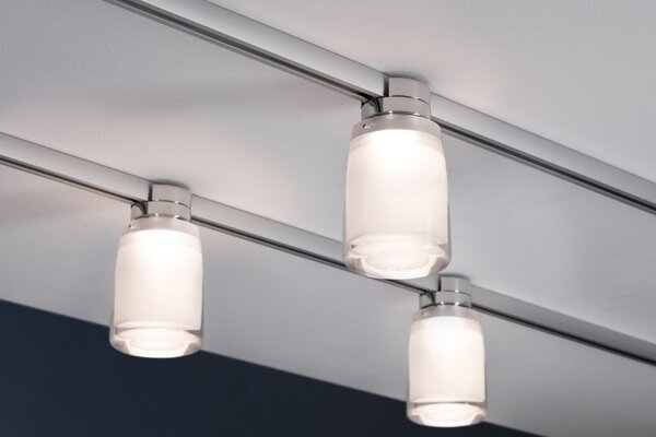 P 95501 URail LED spot Ceiling Safira 5,2W chrom/čirá/satén stmívatelné - PAULMANN