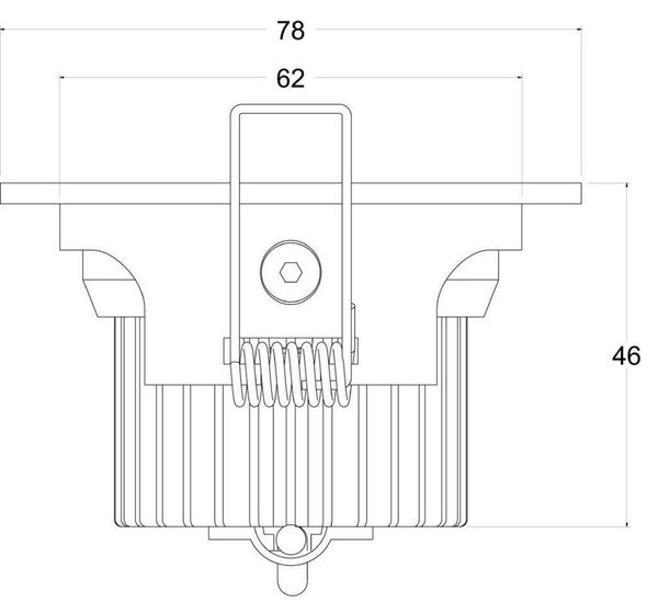 IMPR 565285 Deko-Light stropní vestavné svítidlo COB-68-350mA-4000K-hranaté 16-17V DC 6W 4000 K 660 lm 78 mm bílá