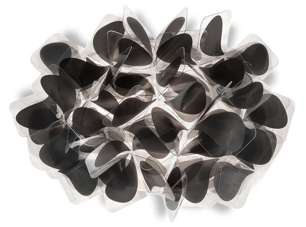 Nástěnná Svítidla Slamp, Clizia Mama Non Mama, stmívatelné, Černá, Obývací pokoj, Plast, Design