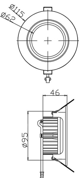 IMPR 565309 Deko-Light stropní vestavné svítidlo COB-95-24V-4000K-kulaté 24V DC 12W 4000 K 1000 lm