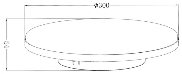 IMPR 348072 Deko-Light nástěnné a stropní svítidlo Mensae kulaté 230V 20W 3000 K 1340 lm tmavěšedá - DEKOLIGHT