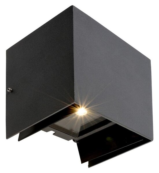 IMPR 731100 KapegoLED nástěnné přisazené svítidlo Arcturus II 230V 6W 3000 K 200 lm 140 mm tmavěšedá - DEKOLIGHT
