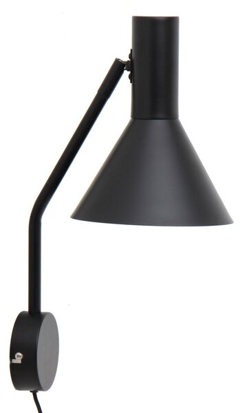 Nástěnná Svítidla FRANDSEN, Lyss, Černá, Obývací pokoj, Kov, Design