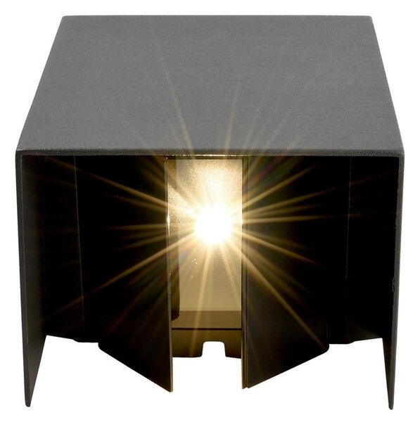 IMPR 731100 KapegoLED nástěnné přisazené svítidlo Arcturus II 230V 6W 3000 K 200 lm 140 mm tmavěšedá - DEKOLIGHT