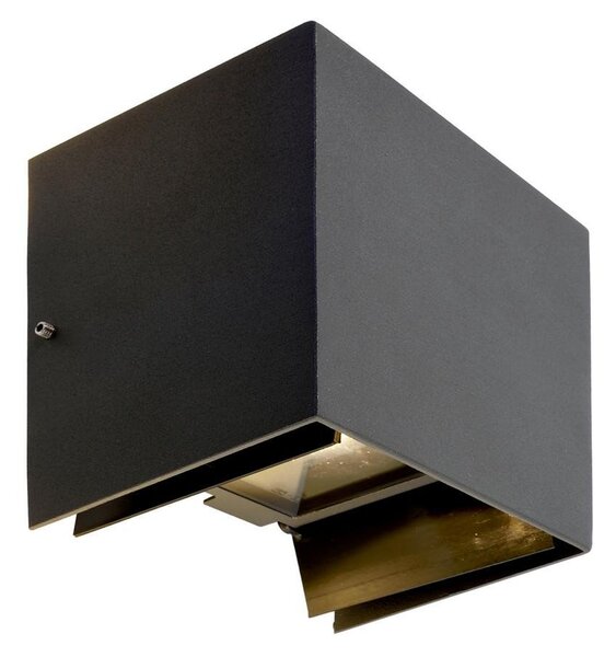 IMPR 731100 KapegoLED nástěnné přisazené svítidlo Arcturus II 230V 6W 3000 K 200 lm 140 mm tmavěšedá - DEKOLIGHT