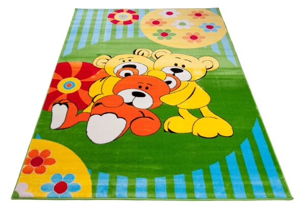 Kusový koberec dětský J0100 - Medvědi - 160x220 cm