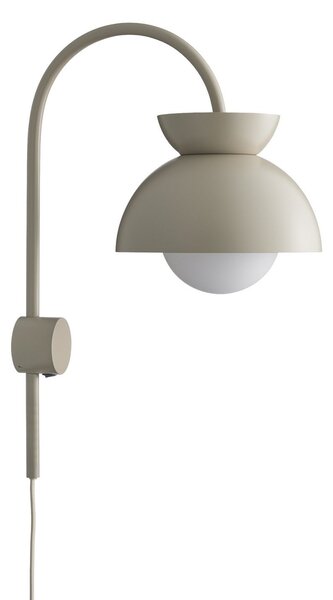 Nástěnná Svítidla FRANDSEN, Butterfly, Šedá, Obývací pokoj, Kov, Design