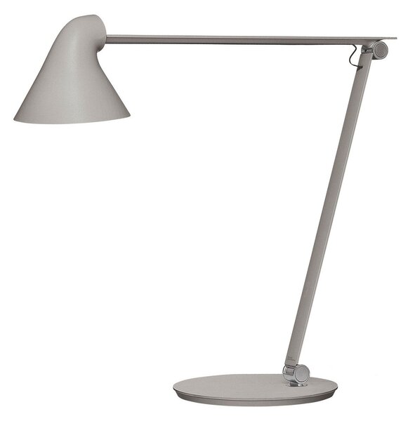 Stolní lampa Louis Poulsen, NJP, stmívatelné, Šedá, Obývací pokoj, Kov, Design