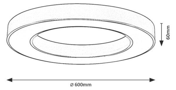 Stropní svítidlo LED 3000–6500K čierna IP20 Rabalux CIRANO 71361