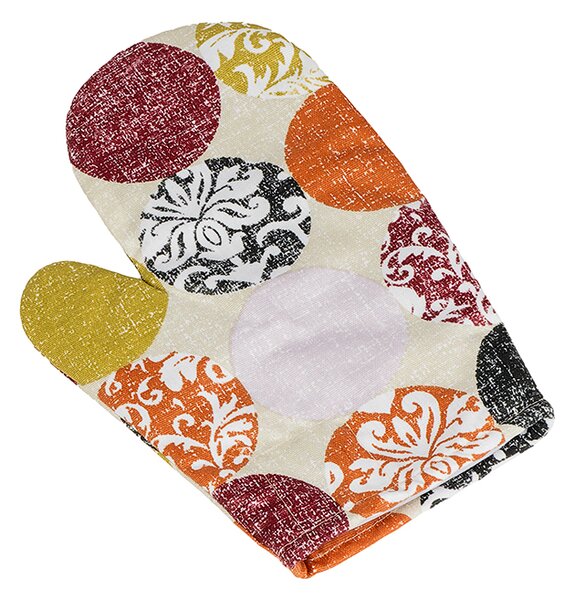 BELLATEX Kuchyňská chňapka Hnědá,Vínová,Oranžová 28x18 cm