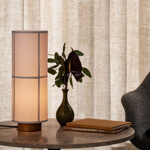 Stolní lampa Audo Copenhagen, Hashira, stmívatelné, Béžová, Obývací pokoj, Tkanina / Textil, Design