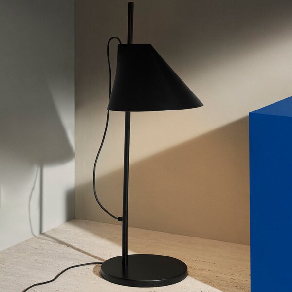 Stolní lampa Louis Poulsen, Yuh, stmívatelné, Černá, Obývací pokoj, Kov, Design