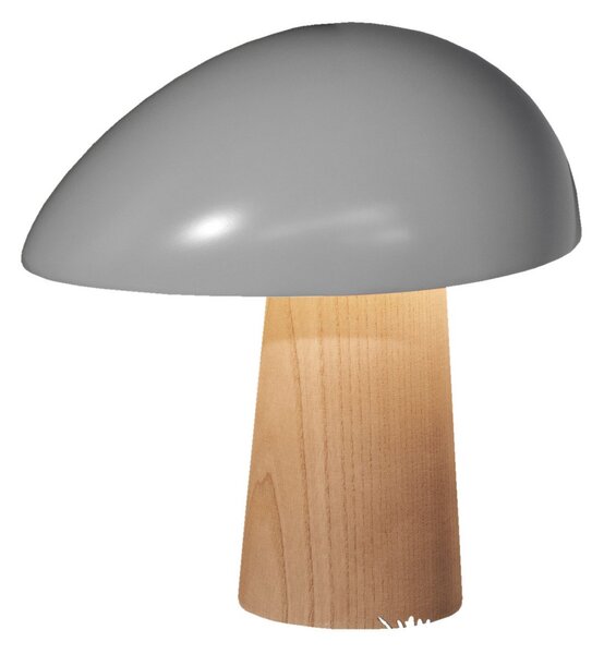 Stolní lampa FRITZ HANSEN, Night Owl, Bílá, Obývací pokoj, Dřevo, Design
