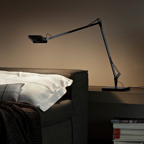 Stolní lampa FLOS, KELVIN, Černá, Pracovna, Kov, Design