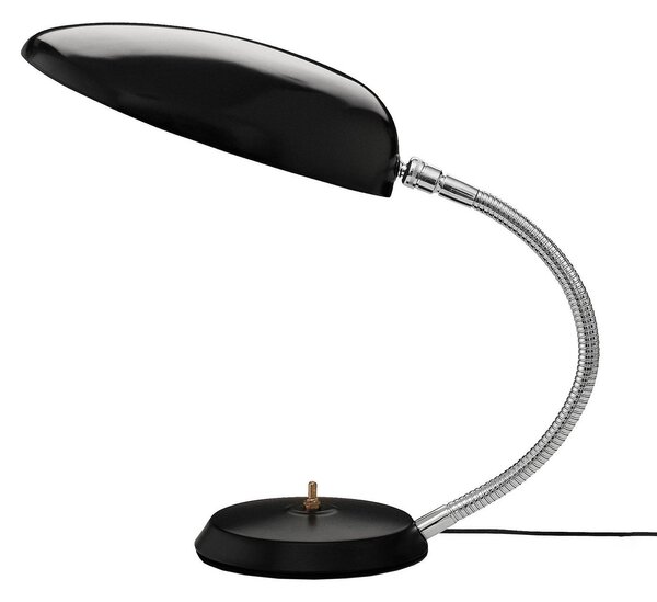 Stolní lampa GUBI, Cobra, Černá, Obývací pokoj, Kov, Design