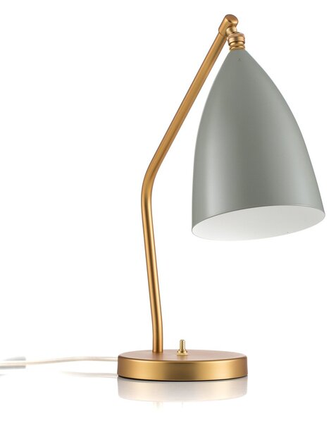 Stolní lampa GUBI, Gräshoppa, Modrá, Obývací pokoj, Kov, Design