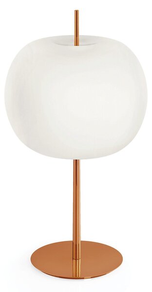 Stolní lampa kdln, Kushi, stmívatelné, Bílá, Obývací pokoj, Sklo, Design