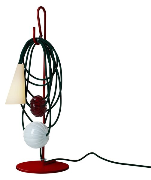 Stolní lampa Foscarini, Filo, Vícebarevná, Obývací pokoj, Kov, Design