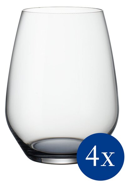 Villeroy&Boch Colourful Life Lemon Cosy Grey sklenic na vodu, 4x0,42 l