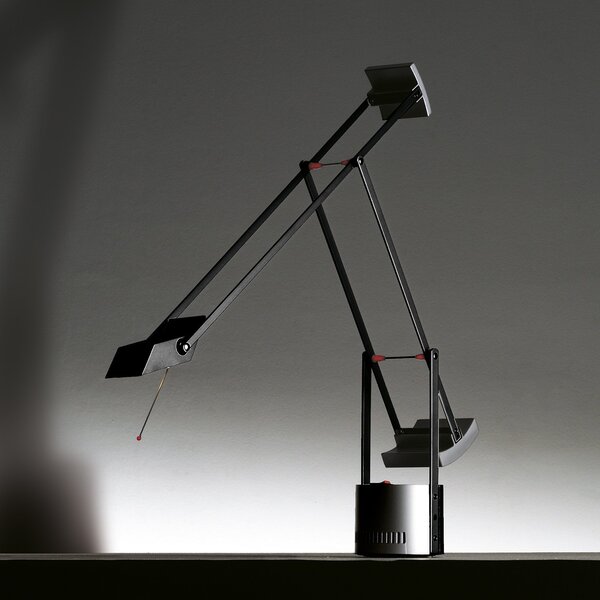 Stolní lampa Artemide, Tizio Micro, Černá, Pracovna, Kov, Design
