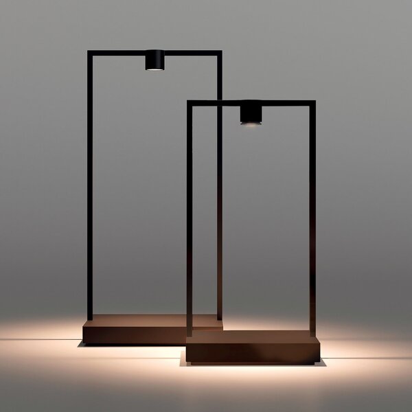 Stolní lampa Artemide, Curiosity, stmívatelné, Černá, Obývací pokoj, Kov, Design