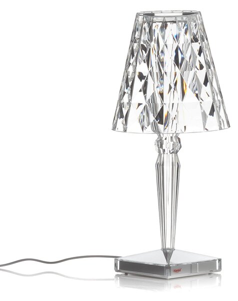 Stolní lampa Kartell, Big Battery, Transparentní, Obývací pokoj, Plast, Design