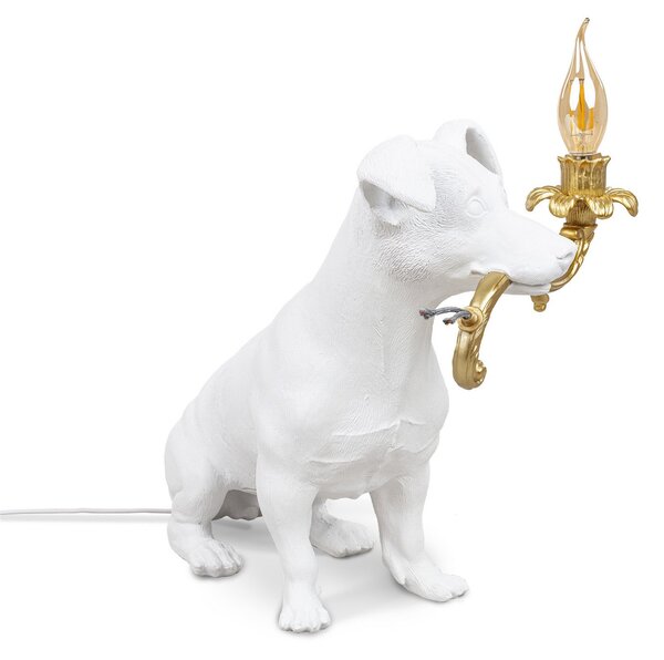 Stolní lampa SELETTI, Rio Lamp, Bílá, Obývací pokoj, Plast, Design