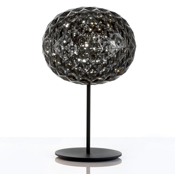 Stolní lampa Kartell, Planet, stmívatelné, Šedá, Obývací pokoj, Plast, Design